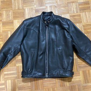Bristol Leather Motorcycle Jacket Size 40, Medium